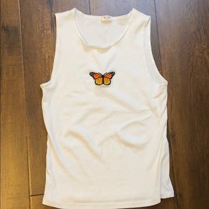 brandy melville/ john galt butterfly tank